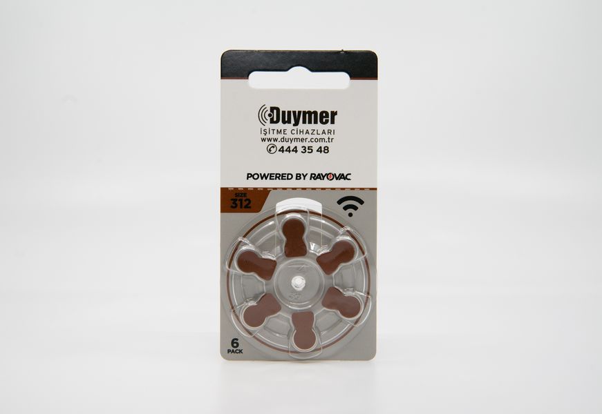 DUYMER-RAYOVAC 312 NO PİL