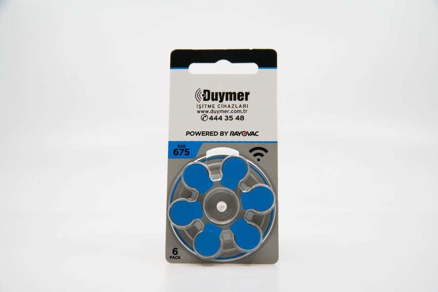 DUYMER-RAYOVAC 675 NO PIL