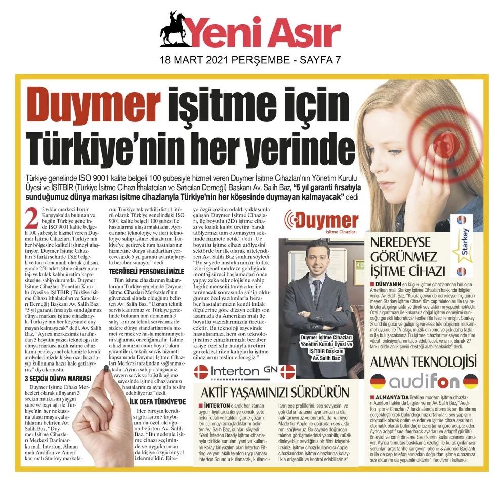 18 Mart 2021 - Yeni Asır
