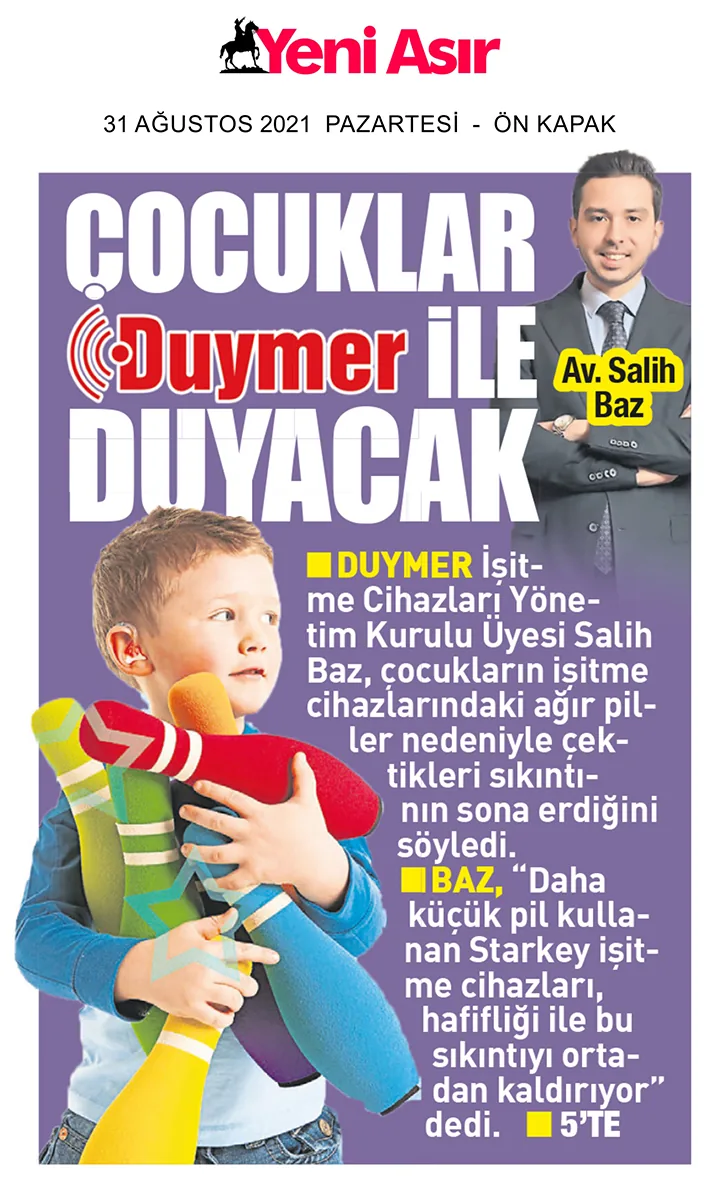 31 Ağustos 2021 - Yeni Asır