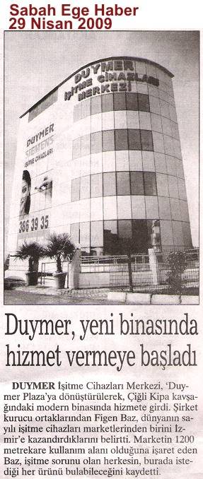 Sabah Egeli 29 Nisan 2009