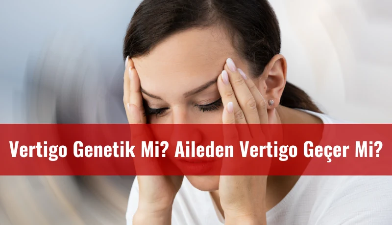 vertigo atağı geçiren kadın